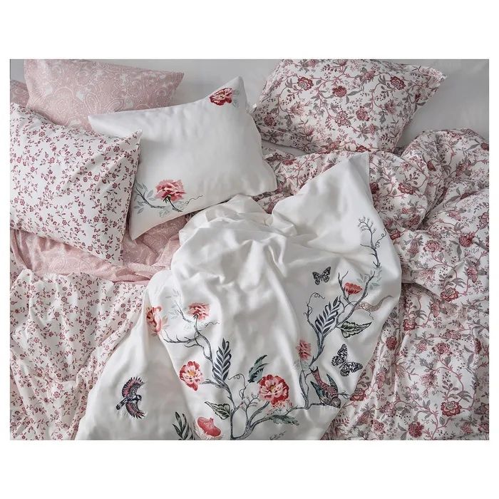 Комплект постільної білизни IKEA JÄTTELILJA 200x200 см Білий