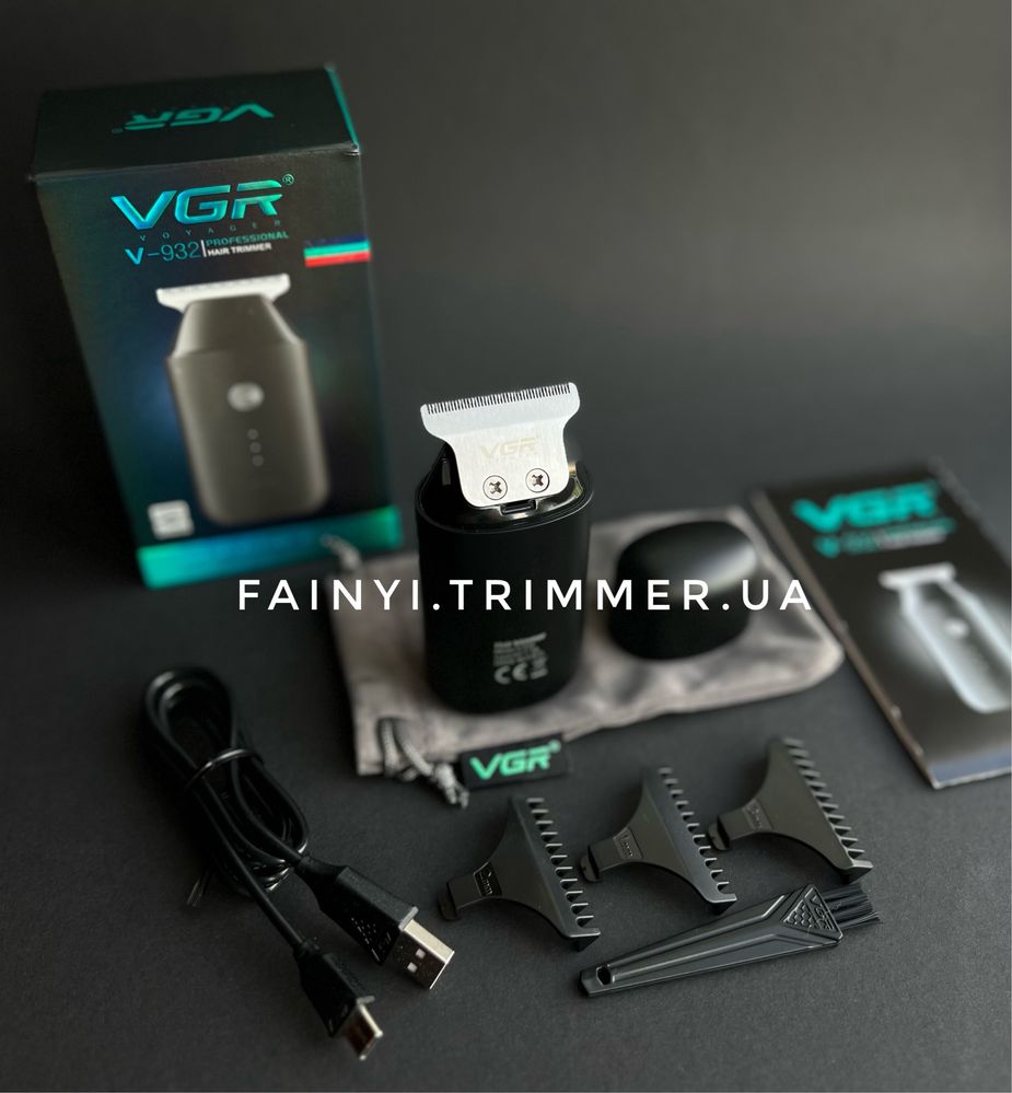 ‼️РОЗПРОДАЖ‼️Портативний міні-тример для стрижки бороди VGR V-932