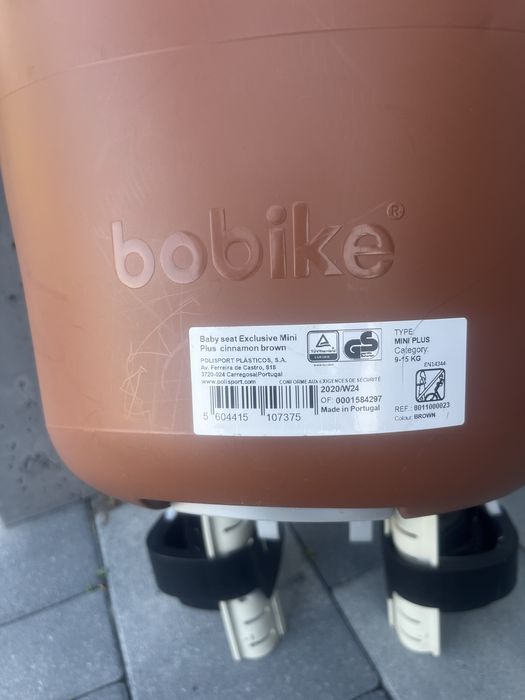 Fotelik na rower przedni przod Bobike Mini exclusive z oslonka