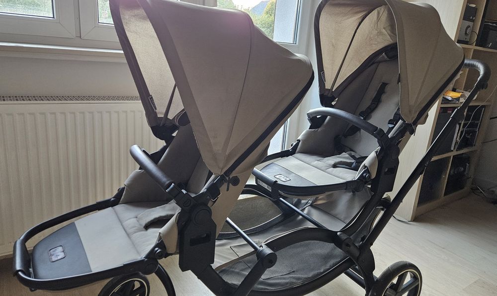 Wózek spacerówka ABC DESIGN ZOOM 2 Podwójny -  Bliźniaczy OKAZJA!