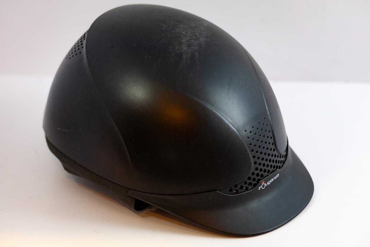 Kask jeździecki Fouganza Safety Black 53-55cm