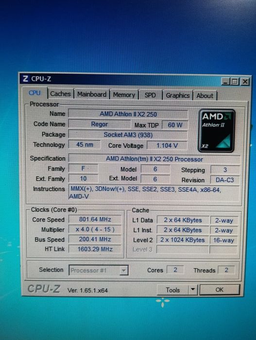 "ПК для игр,офиса,ютуба (Athlon II X2 250, GT 630, 4GB RAM)