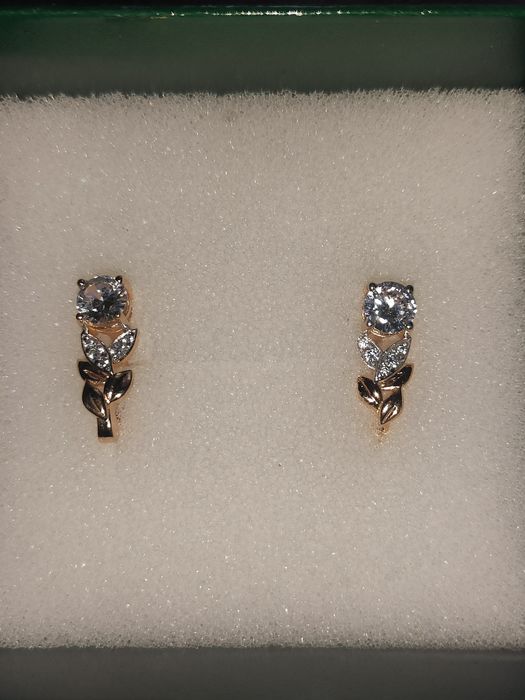 Серёжки золото 585 проба.