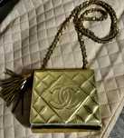 Torebka Chanel vintage z naturalnej skóry