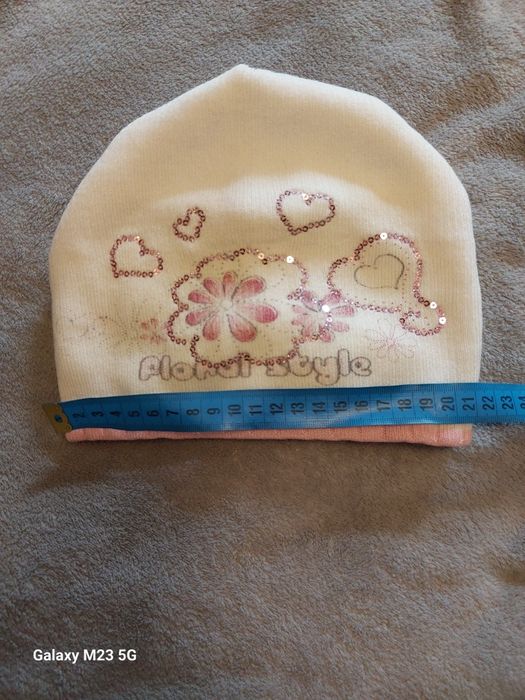 Шапка дитяча для дівчинки осінь  3 4 5 6 років