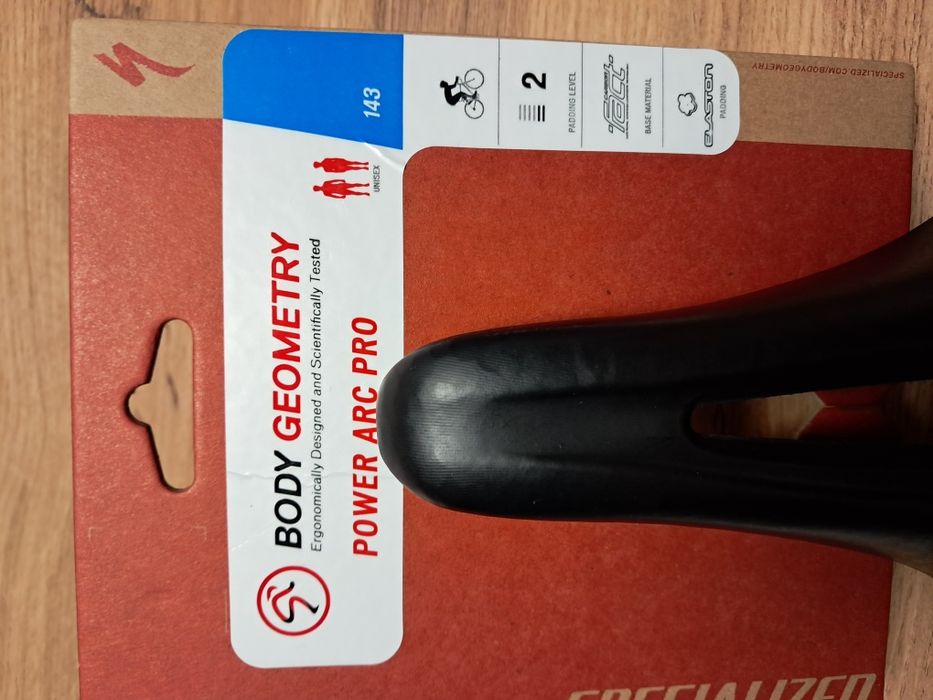 Siodełko karbonowe Specialized Power Arc Pro 143mm.