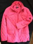Attention, 38/40, pikowana lekka kurtka, neon pink
