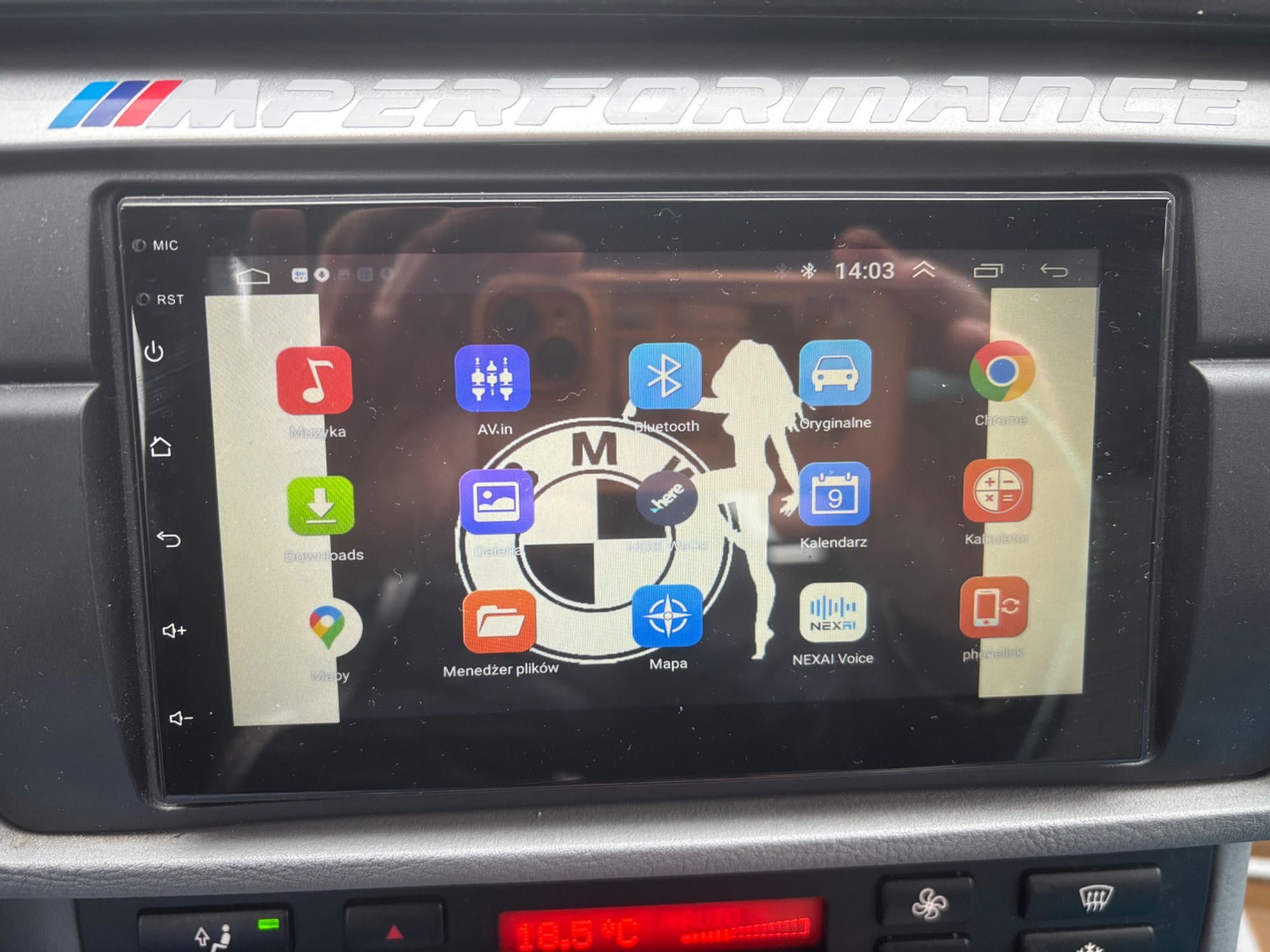 Radio samochodowe 2Din Nexai 4x60w WiFi Bluetooth zestaw głośnomówiący