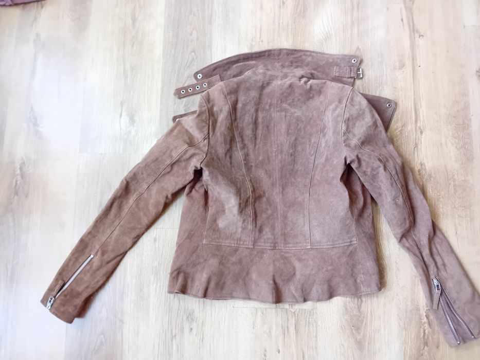 Skórzana Wiosenna kurtka