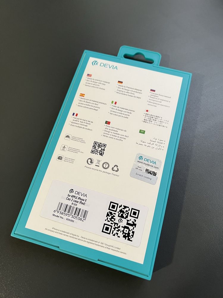 ТОП! Чехол Iphone X Devia CEO2!