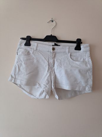 Spodenki jeansowe białe rozmiar M H&M