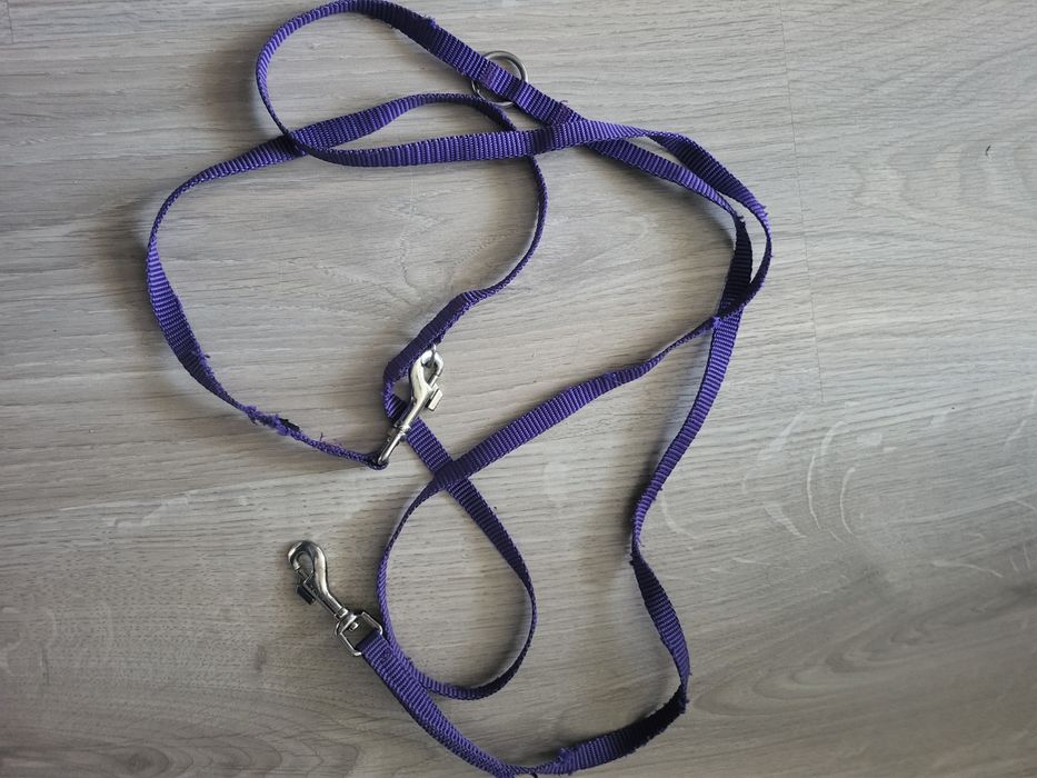 Smycz i dwie obroże rozmiar xs