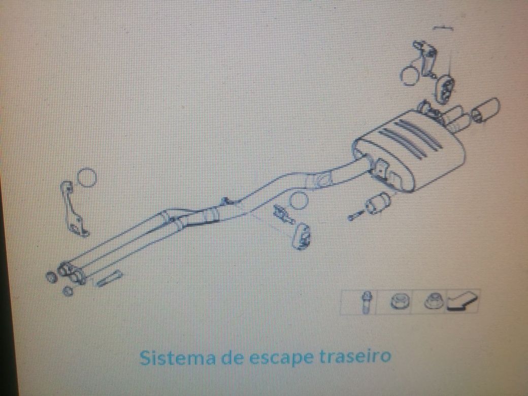 Filtro de partículas e catalisador com Linha escape BMW série 5 e 61