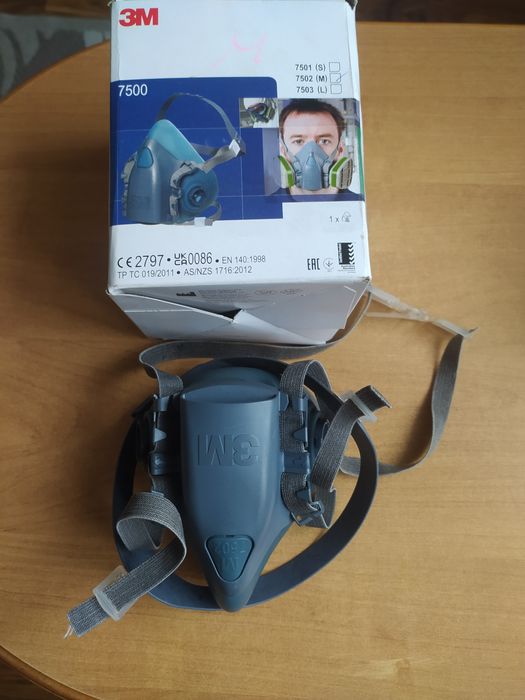 Półmaska wielokrotnego użytku 3m