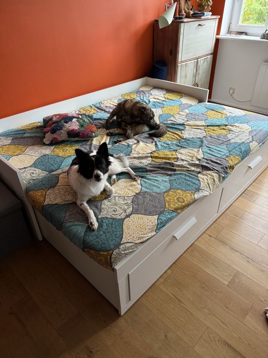 Leżanka Ikea biała