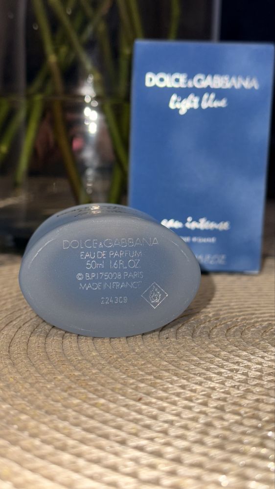 DOLCE & GABBANA light blue an intense POUR HOMME