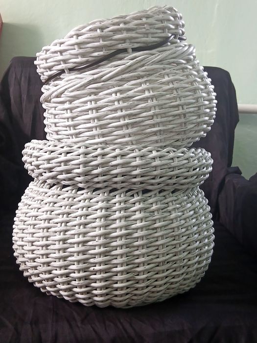 кашпо з штучного ротангу