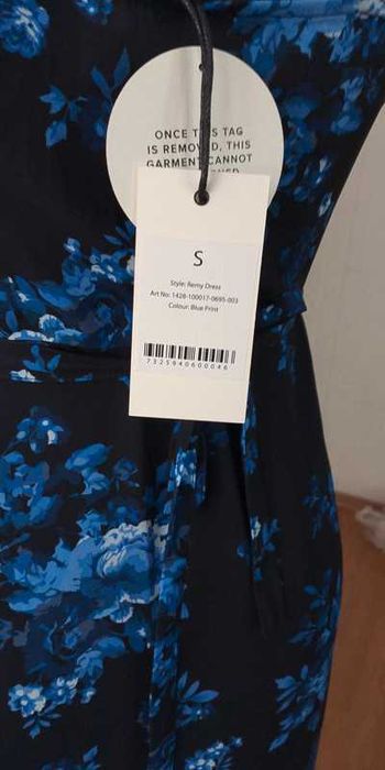 Nowa piękna wiązana sukienka Fayt The Label S