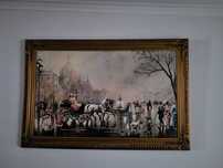 Quadro antigo de paisagem