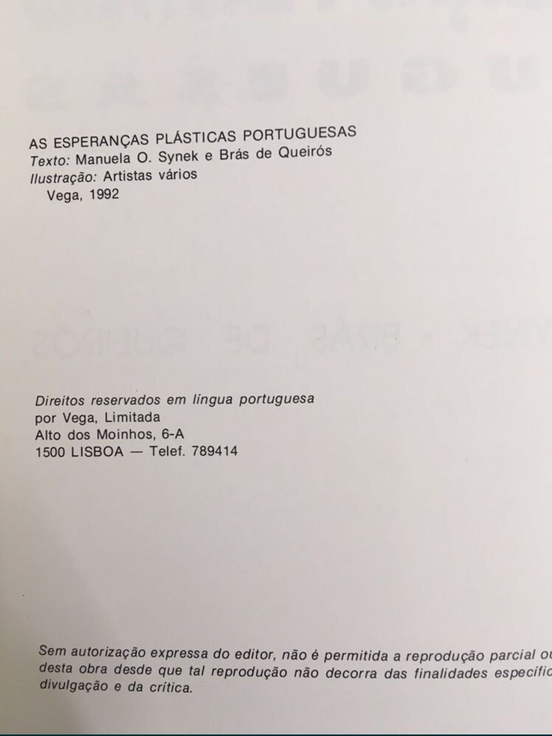 As Esperanças Plásticas Portuguesas de Manuela Synek e Brás de Queirós