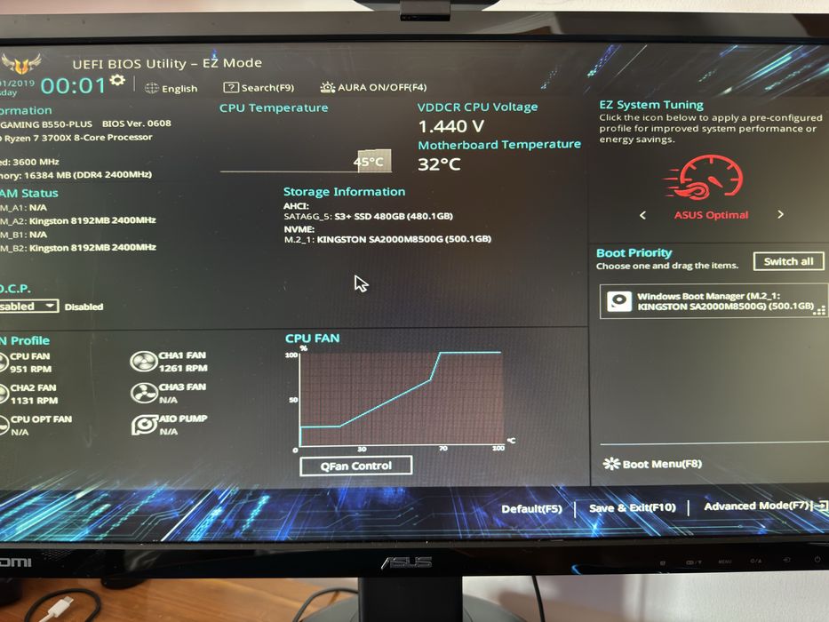 Computador TUF Gaming + Monitor Asus VG248