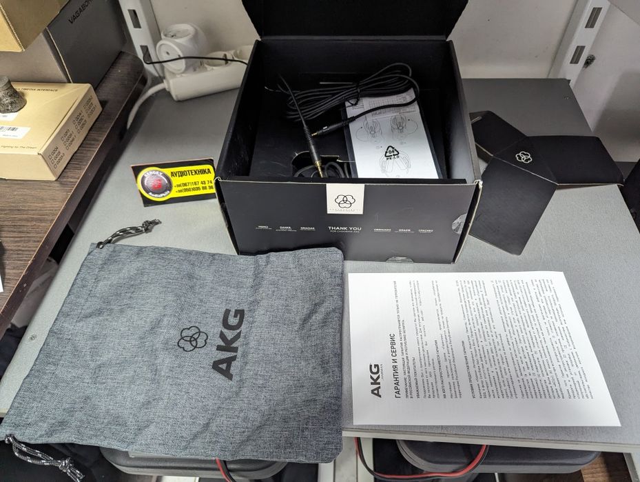 Р-в! Новые! Студийные наушники AKG K 361.