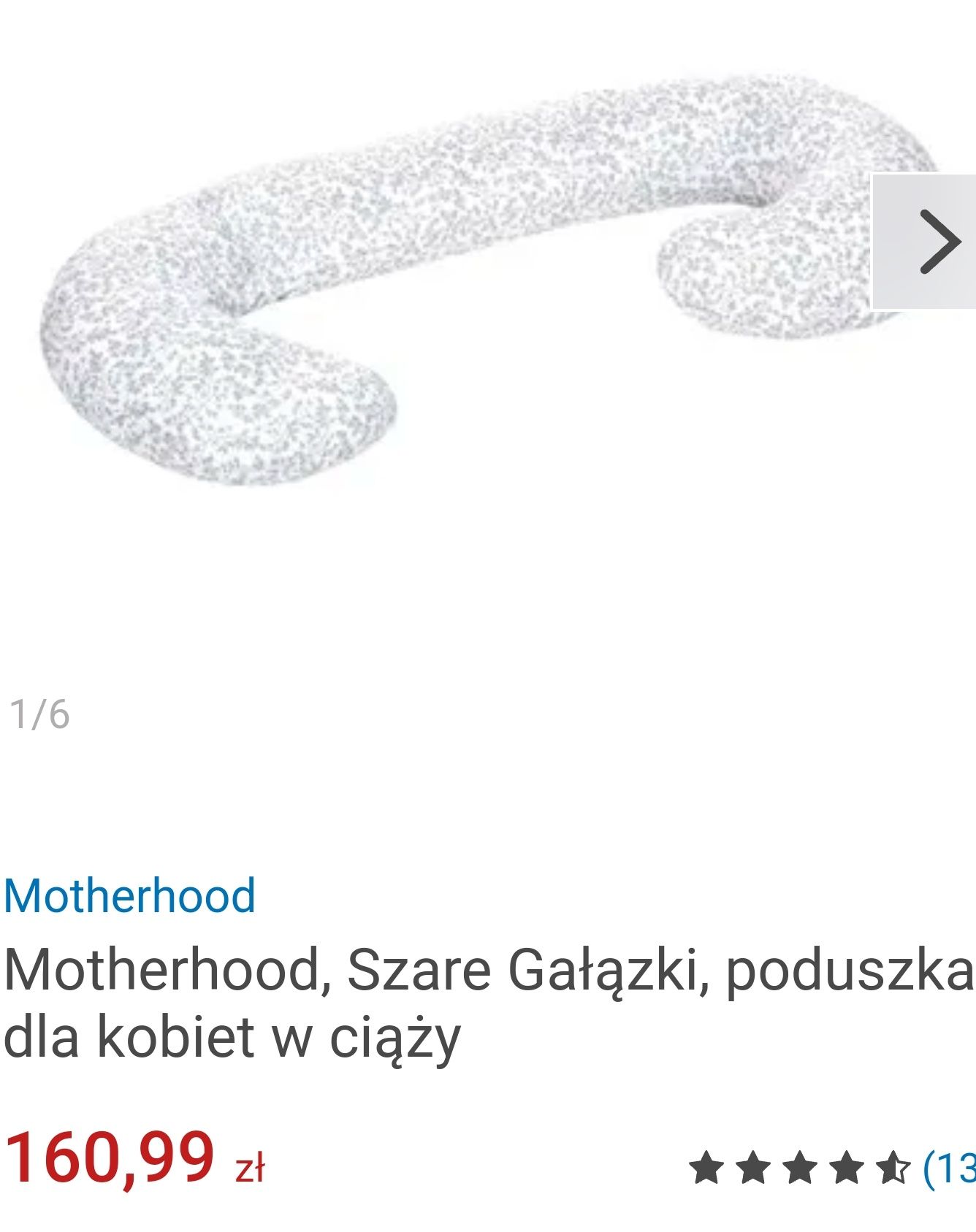 Motherhood poduszka dla kobiet w ciąży i rogal do karmienia 2 w 1