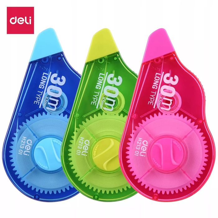 Korektor na taśmie Deli H21301. DELI