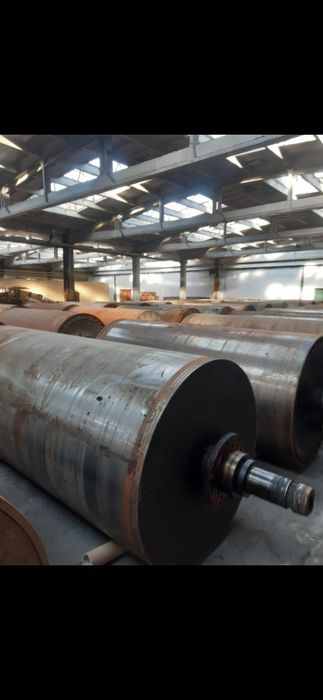Walec stalowy, wał, cylinder 6000kg + łożyska