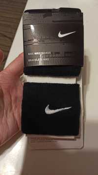 Frotka sportowa Nike wristband na rękę czarna dwie sztuki bracelets
