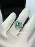 Золотое Кольцо с изумрудом 2.04ct и бриллиантами 0.84ct