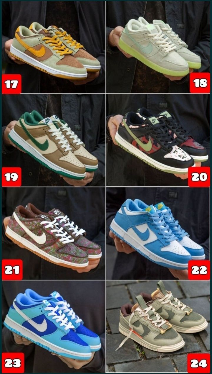 ПОНАД 100 КОЛЬОРІВ‼️ Кросівки Nike SB Dunk Low / 36-46 / Найк СБ Данк