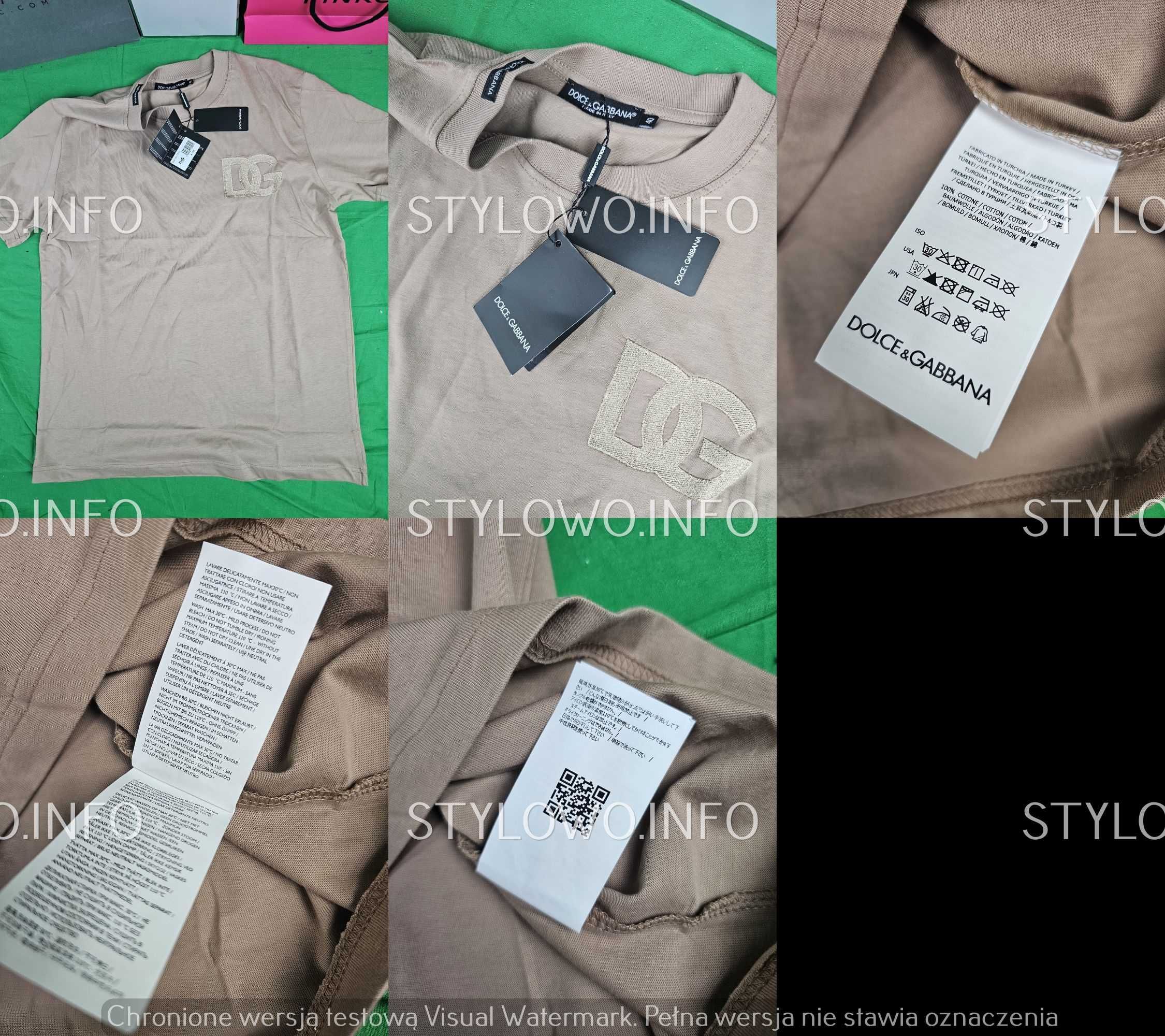 Koszulka męska louis vuitton polo t-shirt balmain dg nowość