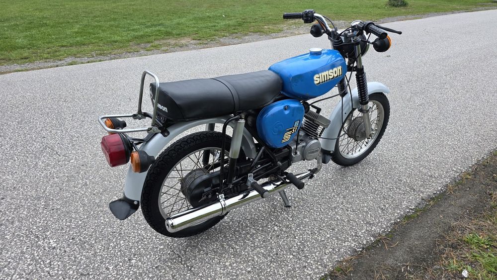 Simson s51 Zarejestrowany 3 biegowy 87r orgianal lakier  ddr Dostawa