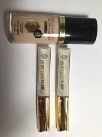 Max Factor Facefinity ivory 2 x Rimmel oh my gloss plump