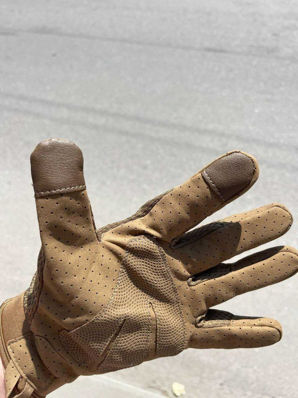 Тактические летние перчатки с защитой костяшек пальцев -  UKKA