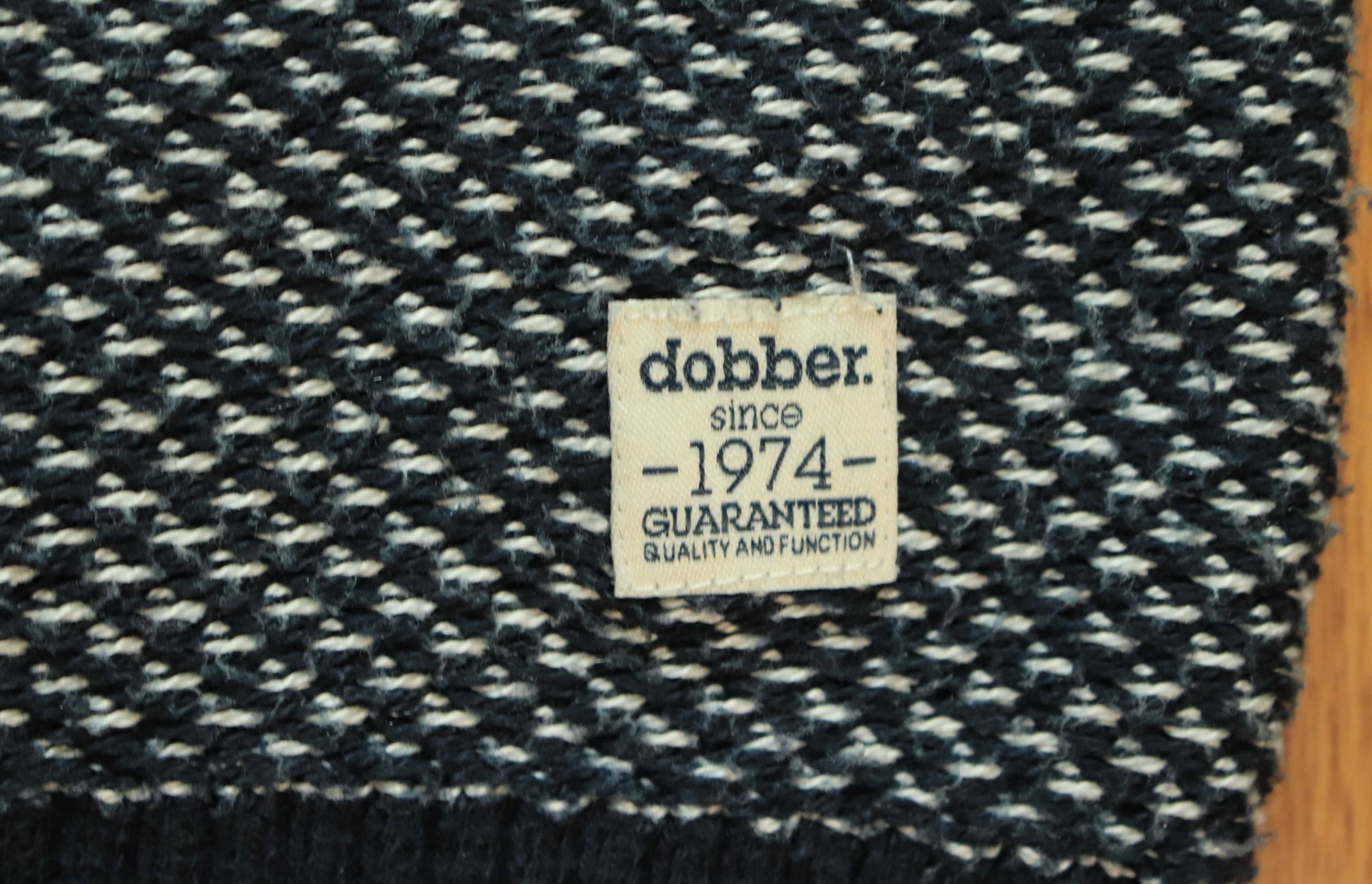 Sweter Dobber r. M granatowo-biały dł. rękaw w dobrym stanie