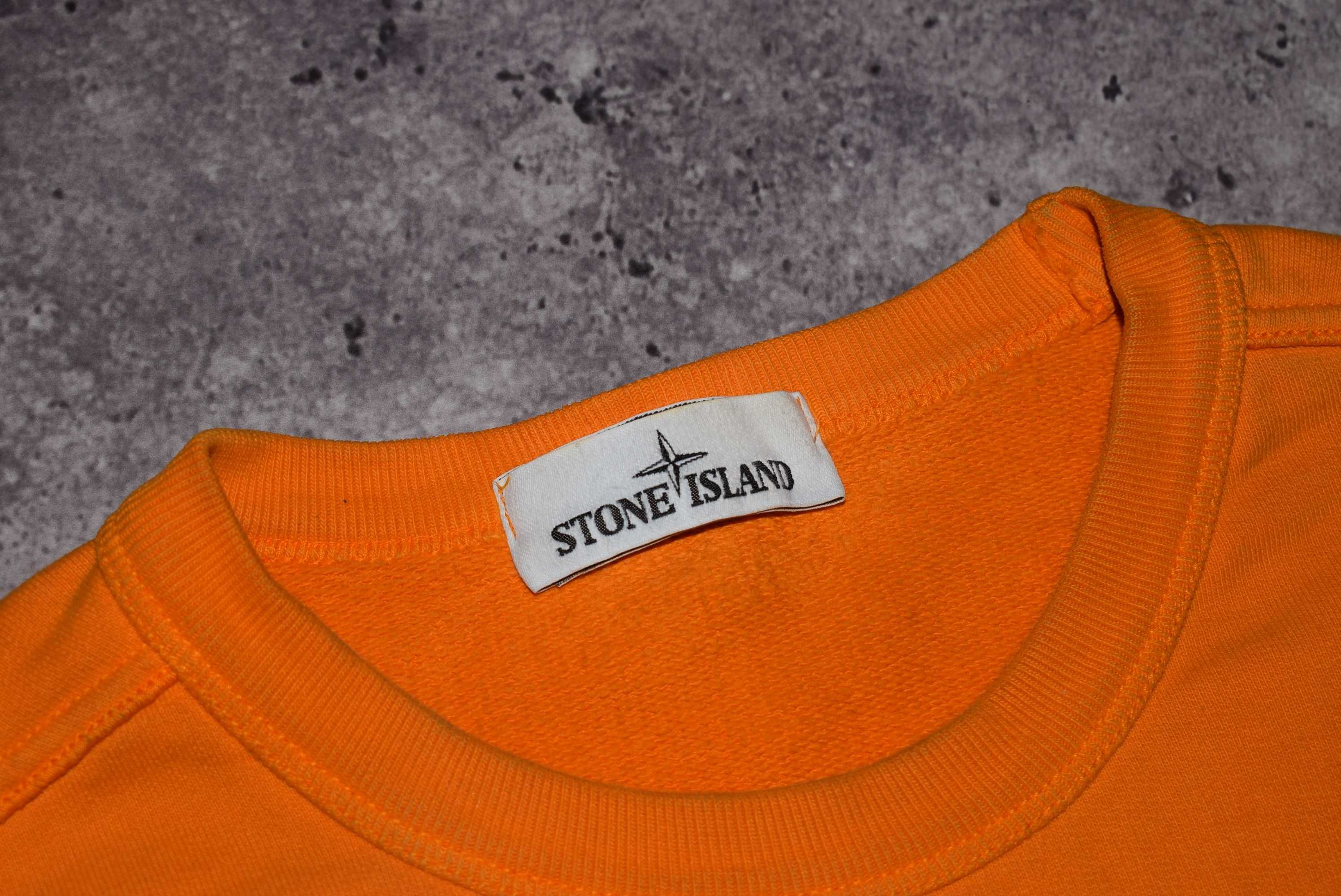 Stone Island Sweatshirt Orange (Оригинал, Мужской Свитшот Кофта Стон )
