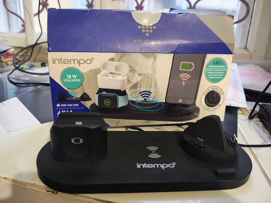 Бездротова док-станція для швидкого заряджання 4-в-1 intempo Німеччина