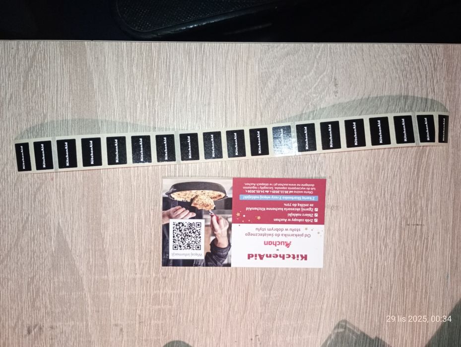 Naklejki Auchan 19 sztuk