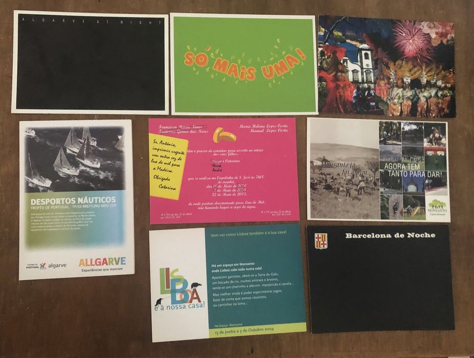 Postais antigos - Localidades Transportadoras aéreas