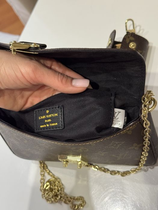 Набір подарунковий Louis Vuittone Луі Вітон сумочка+гаманець+ключниця