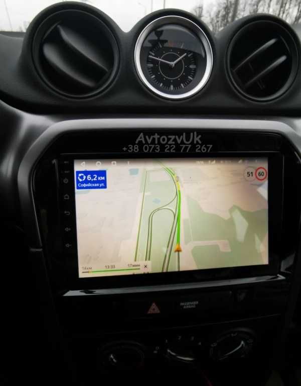 Магнитола VITARA Suzuki KIZASHI ALTO Витара 2 din CarPlay Android 14