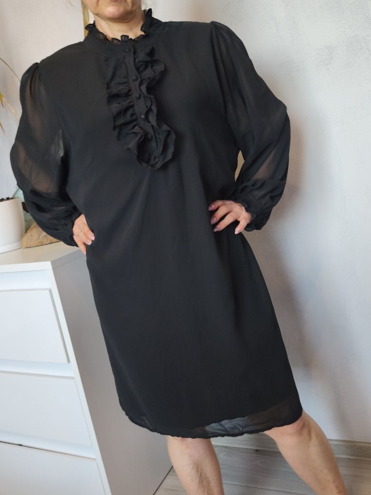 INA Copenhagen NOWA krótka zjawiskowa sukienka oversize rozmiar XL
