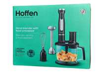 Blender ręczny z malakserem 4 w 1 Hoffen 1000 W, nowy, gwarancja.
