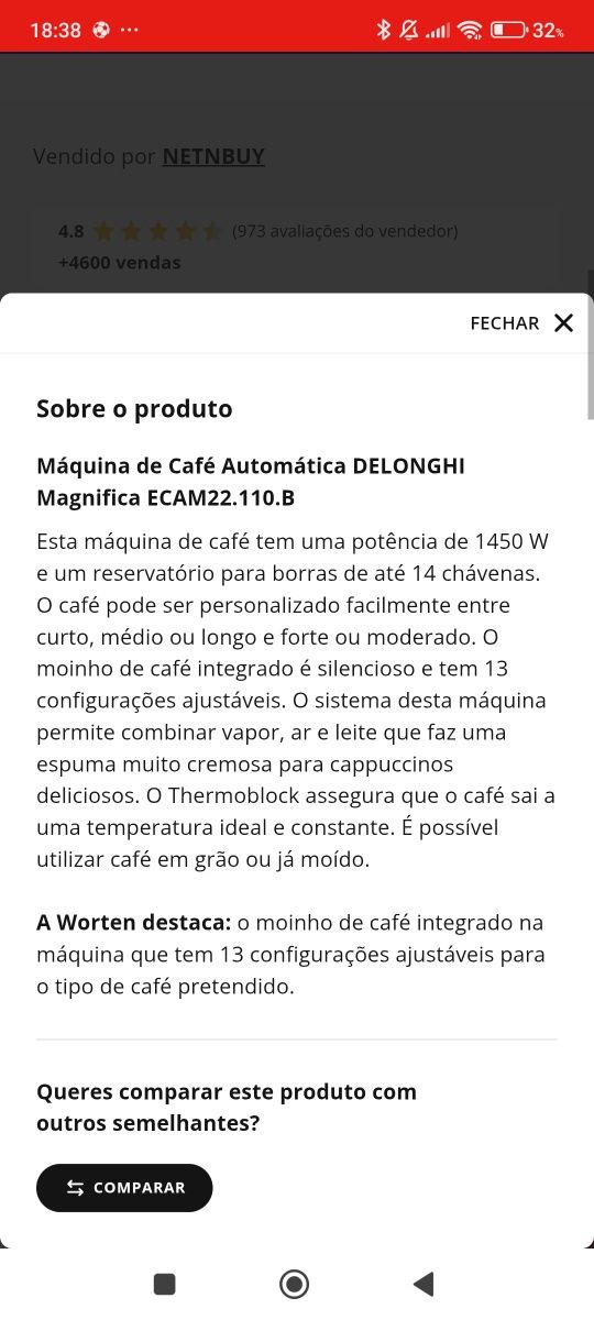Maquina de café.