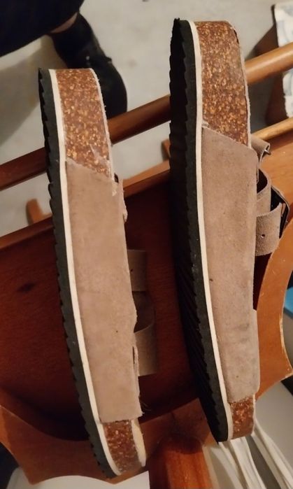 Sandálias de senhora/menina Zara tamanho 35