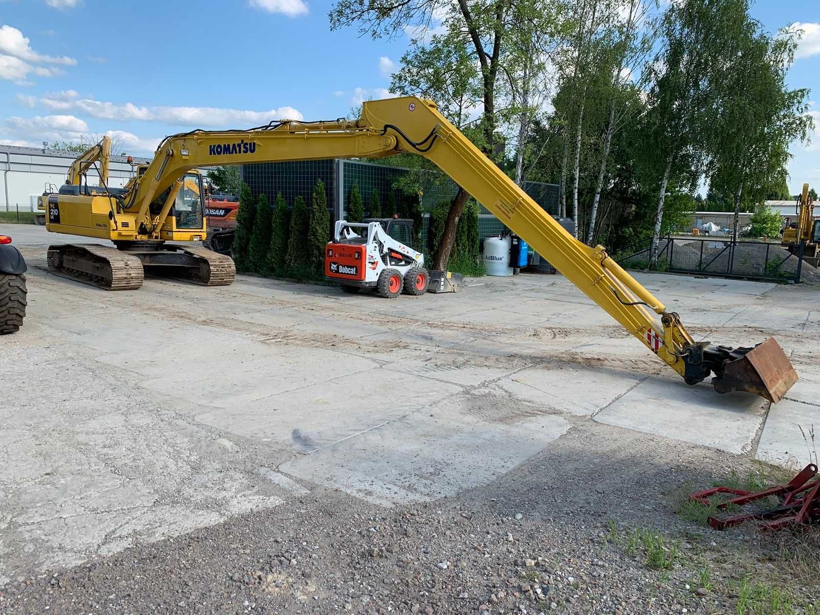 Komatsu PC 210 koparka gąsienicowa long reach długie ramię 15 m PC210