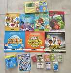 Cartas lidl livros bando do mar colecao angry birds minions cadernetas