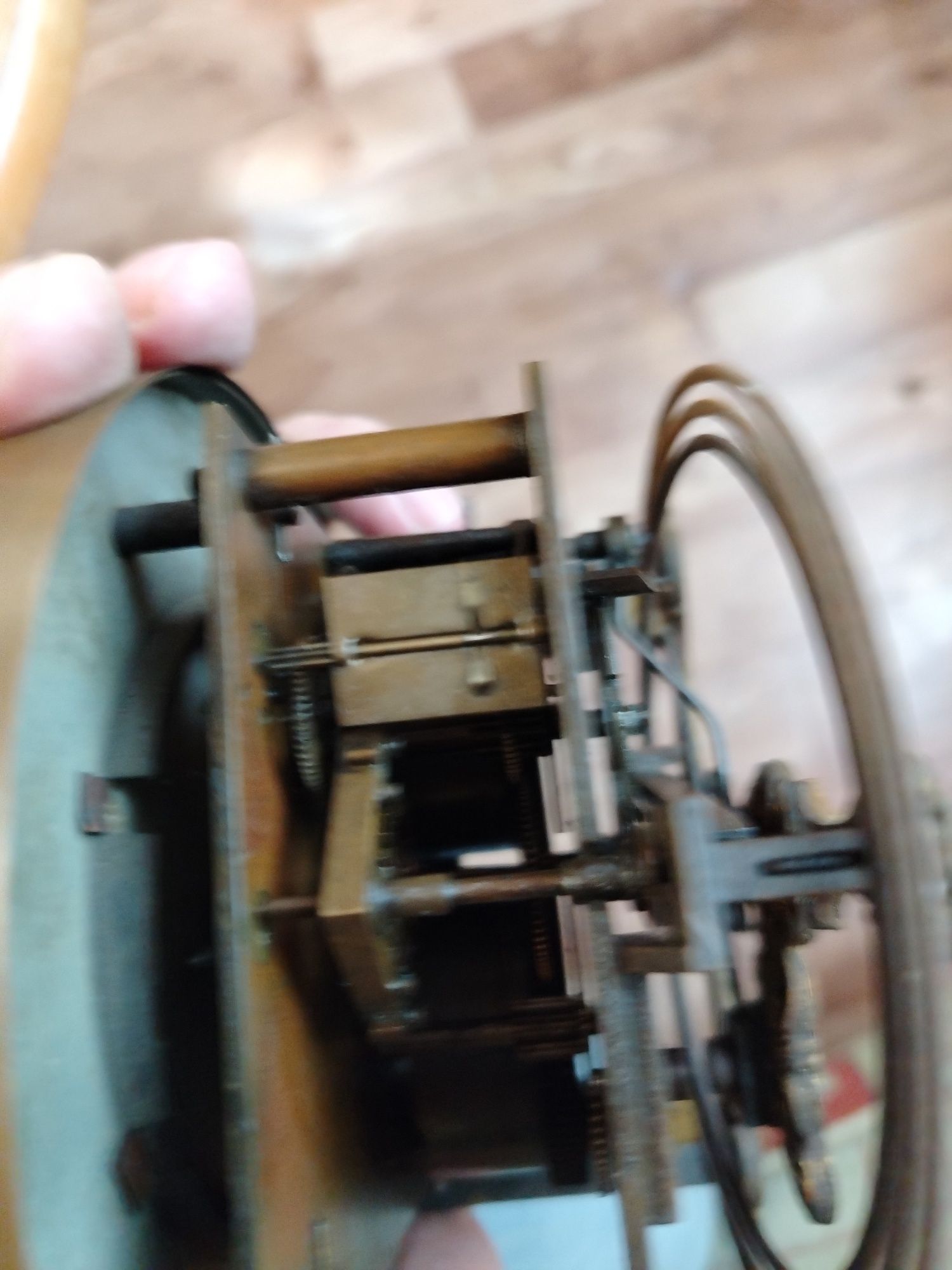 Mechanizm sygnowany RMS pełna płyta niski numer 4826
